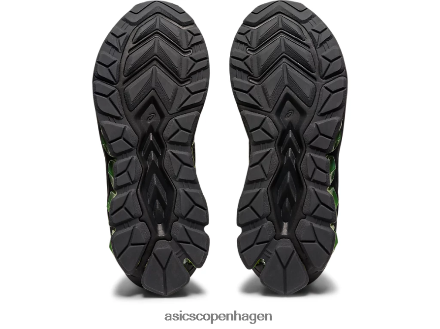 Asics gel-quantum 180 vii folkeskole sort/neon lime Z206F64300