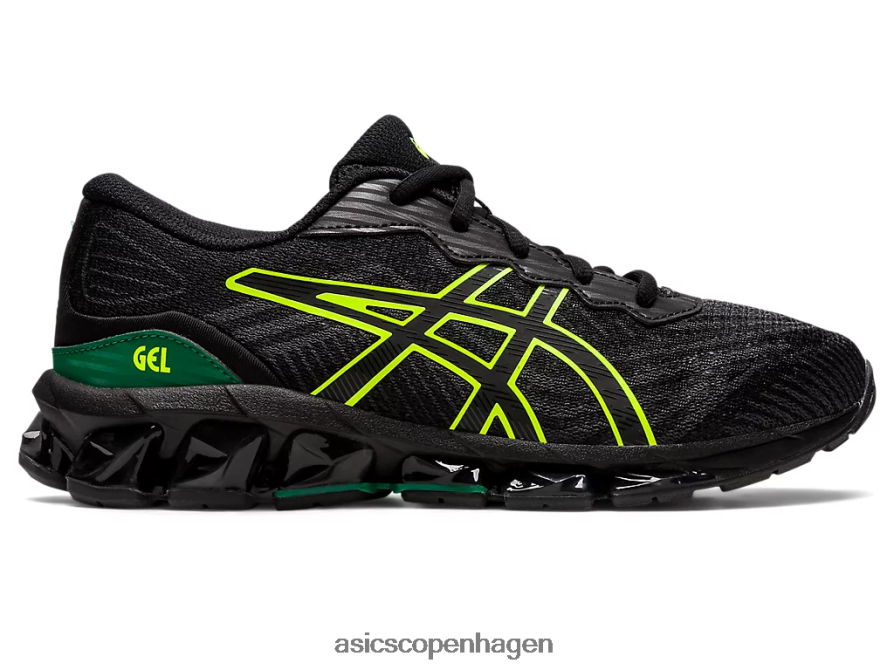 Asics gel-quantum 360 vii folkeskole sort/sikkerhedsgul Z206F64381