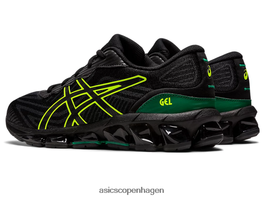 Asics gel-quantum 360 vii folkeskole sort/sikkerhedsgul Z206F64381