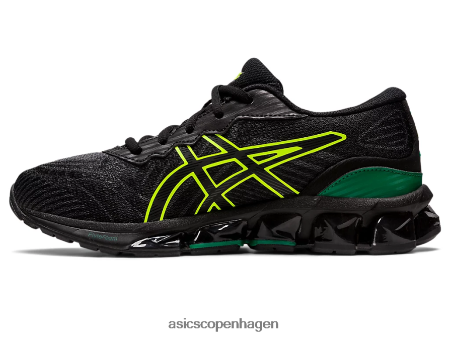 Asics gel-quantum 360 vii folkeskole sort/sikkerhedsgul Z206F64381