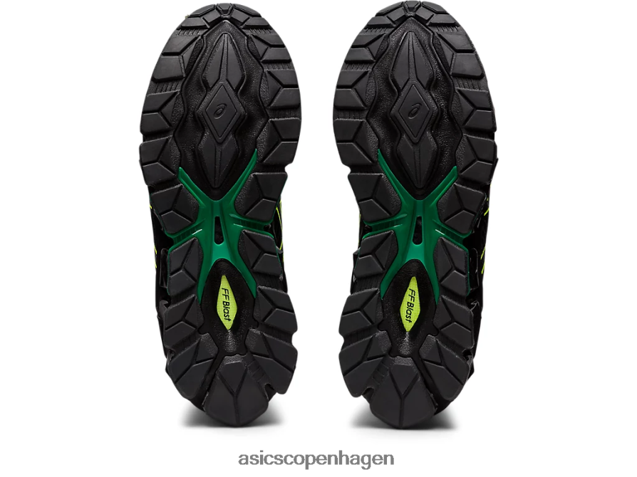 Asics gel-quantum 360 vii folkeskole sort/sikkerhedsgul Z206F64381