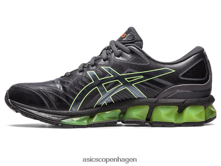 Asics gel-quantum 360 vii mørkegrå/limegrøn Z206F6133