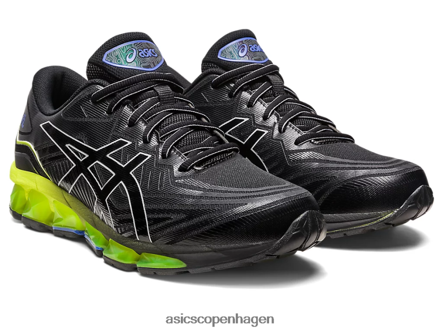 Asics gel-quantum 360 vii sort/sikkerhedsgul Z206F6242