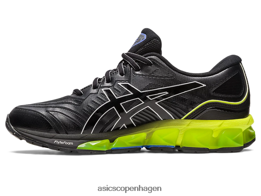 Asics gel-quantum 360 vii sort/sikkerhedsgul Z206F6242