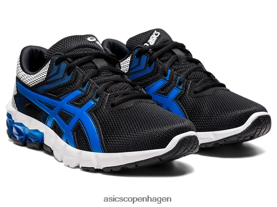 Asics gel-quantum 90 2 klasse skole sort/elektrisk blå Z206F64561