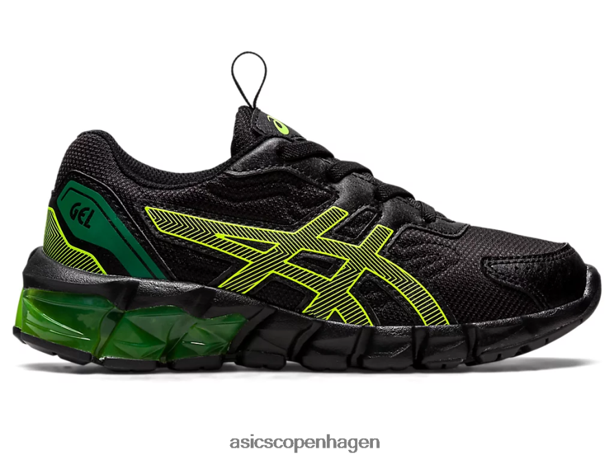 Asics gel-quantum 90 3 førskole sort/sikkerhedsgul Z206F64355