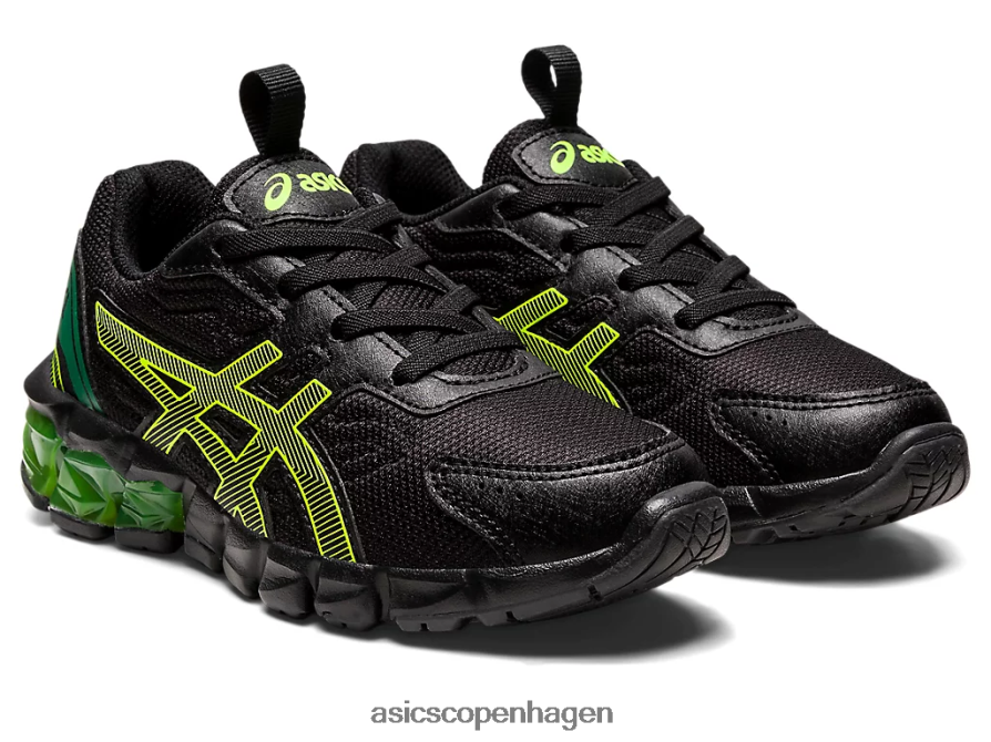 Asics gel-quantum 90 3 førskole sort/sikkerhedsgul Z206F64355