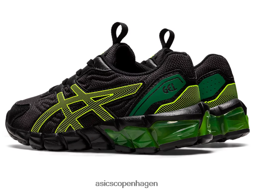 Asics gel-quantum 90 3 førskole sort/sikkerhedsgul Z206F64355
