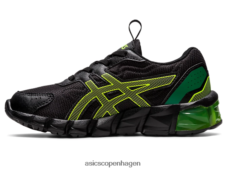 Asics gel-quantum 90 3 førskole sort/sikkerhedsgul Z206F64355