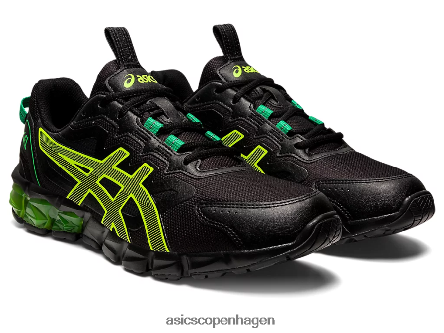 Asics gel-quantum 90 3 sort/sikkerhedsgul Z206F6914