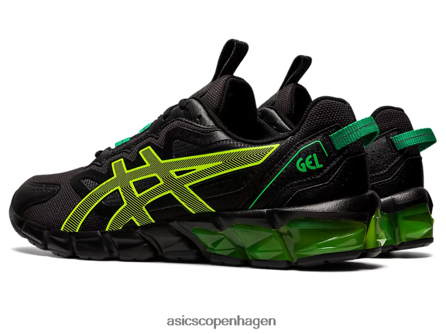 Asics gel-quantum 90 3 sort/sikkerhedsgul Z206F6914