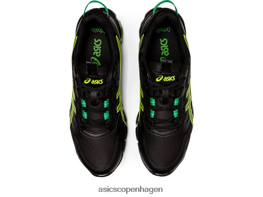Asics gel-quantum 90 3 sort/sikkerhedsgul Z206F6914