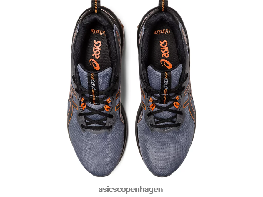 Asics gel-quantum 90 iv stålgrå/habanero Z206F6128