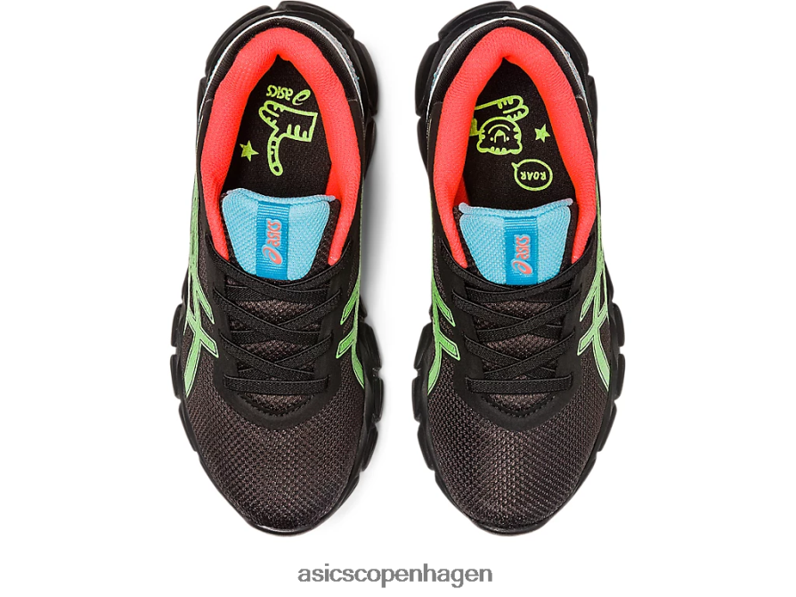 Asics gel-quantum lyte ii førskole sort/grøn gekko Z206F64295