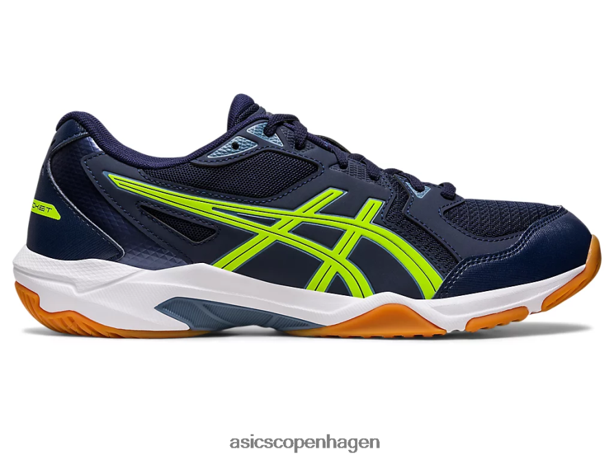 Asics gel-raket 10 bred midnat/hazard grøn Z206F6442