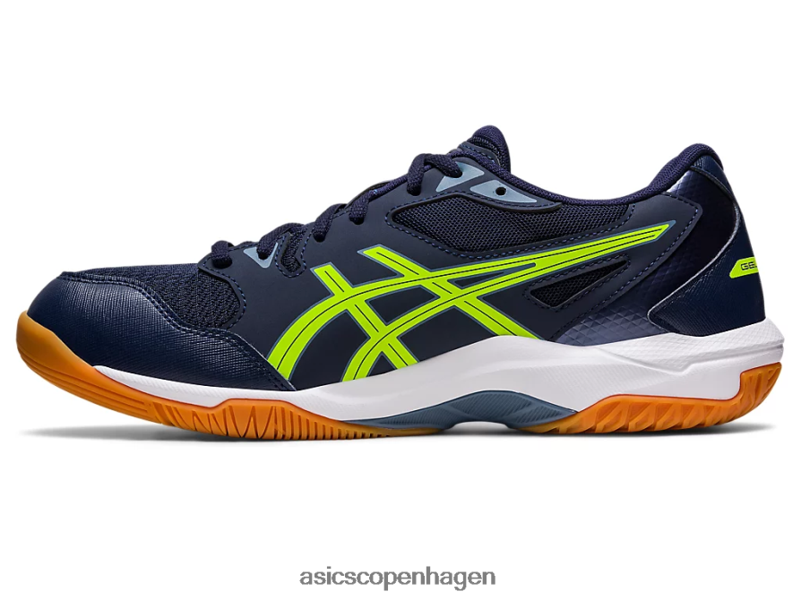 Asics gel-raket 10 bred midnat/hazard grøn Z206F6442