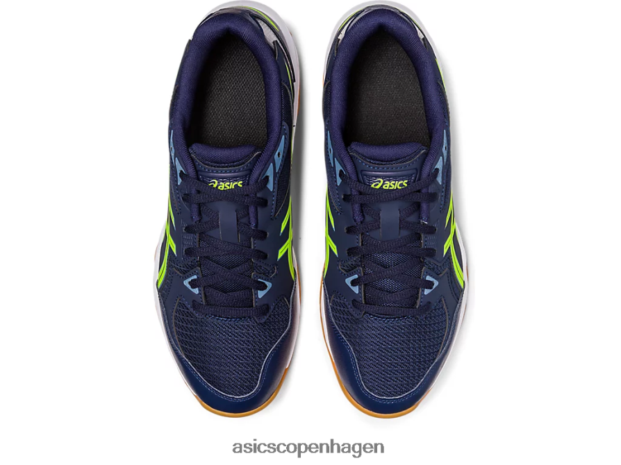 Asics gel-raket 10 bred midnat/hazard grøn Z206F6442