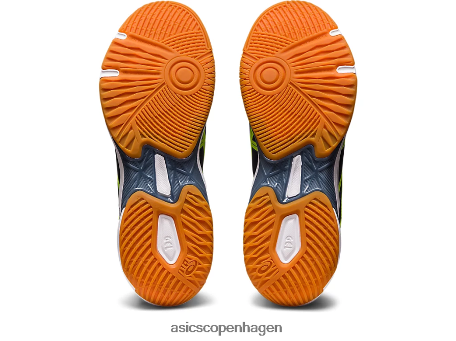 Asics gel-raket 10 bred midnat/hazard grøn Z206F6442