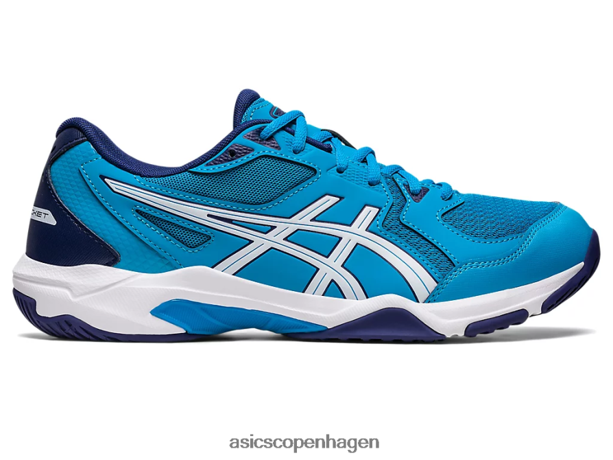 Asics gel-raket 10 bred ø blå/hvid Z206F6415