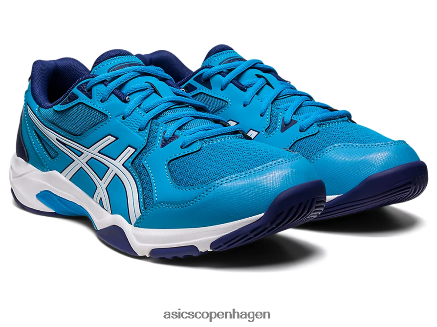 Asics gel-raket 10 bred ø blå/hvid Z206F6415