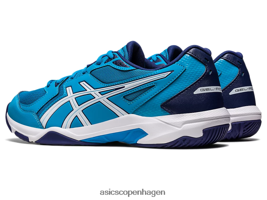 Asics gel-raket 10 bred ø blå/hvid Z206F6415