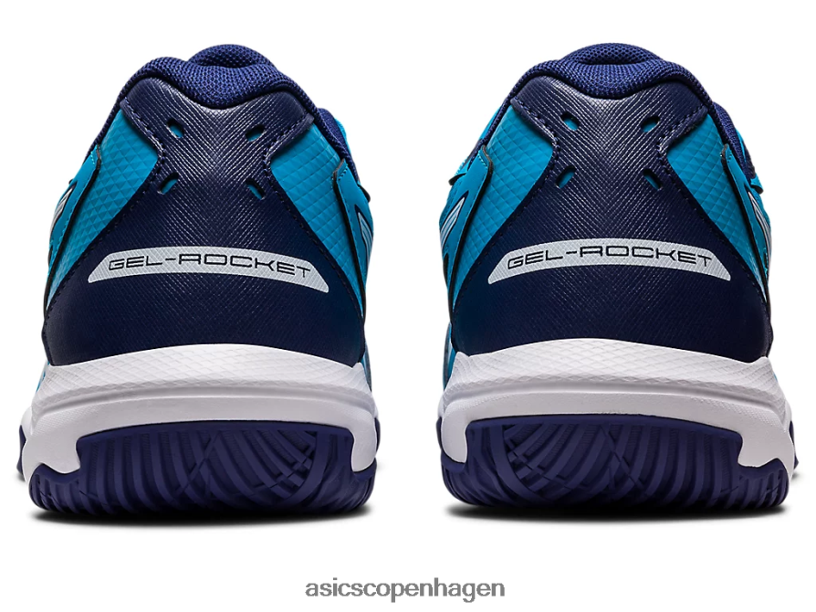 Asics gel-raket 10 bred ø blå/hvid Z206F6415