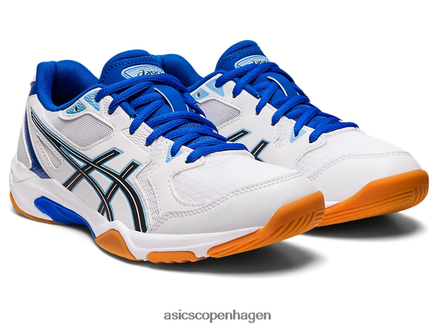Asics gel-raket 10 hvid/arktisk blå Z206F62355