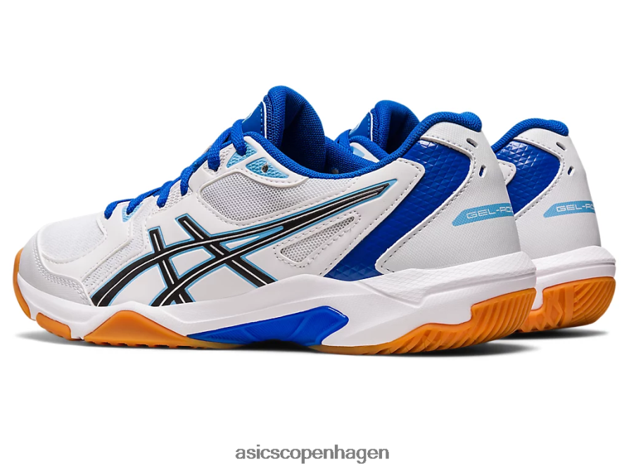 Asics gel-raket 10 hvid/arktisk blå Z206F62355