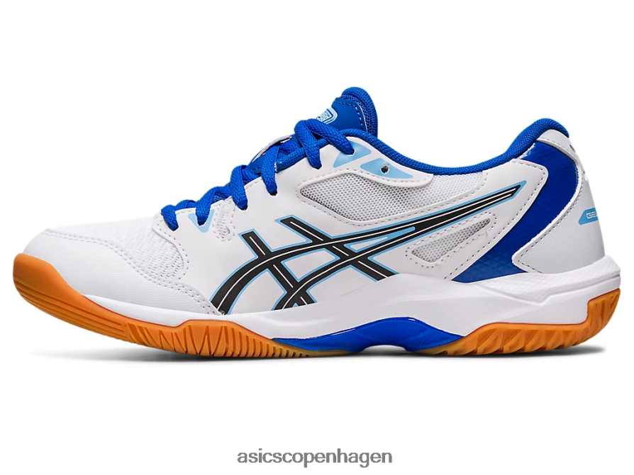 Asics gel-raket 10 hvid/arktisk blå Z206F62355