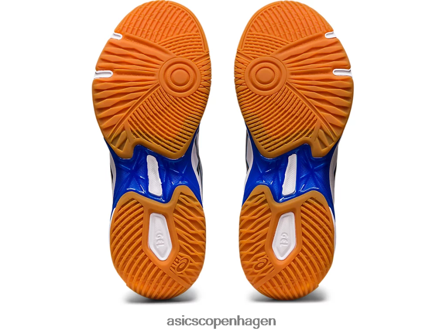 Asics gel-raket 10 hvid/arktisk blå Z206F62355