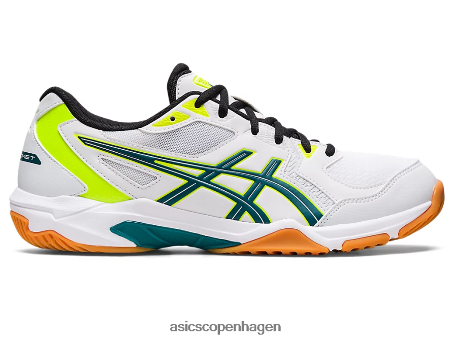 Asics gel-raket 10 hvid/fløjlsfyr Z206F61131