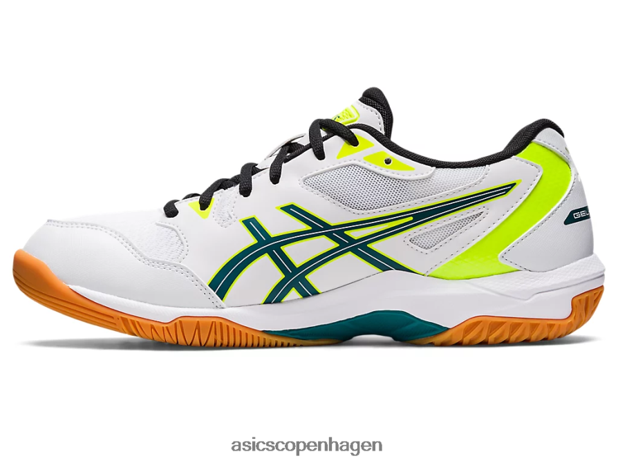 Asics gel-raket 10 hvid/fløjlsfyr Z206F61131