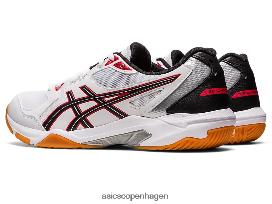 Asics gel-raket 10 hvid/klassisk rød Z206F631