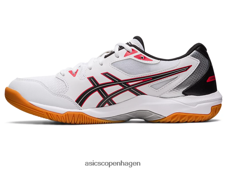 Asics gel-raket 10 hvid/klassisk rød Z206F631