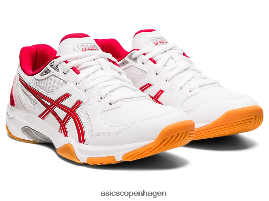 Asics gel-raket 10 hvid/klassisk rød Z206F63945