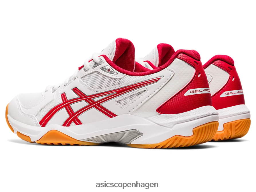 Asics gel-raket 10 hvid/klassisk rød Z206F63945