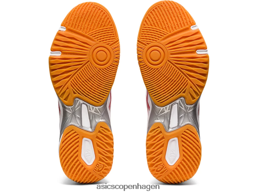 Asics gel-raket 10 hvid/klassisk rød Z206F63945