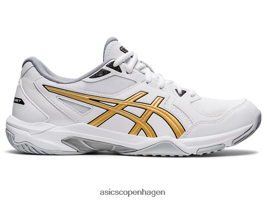 Asics gel-raket 10 hvid/rent guld Z206F61890