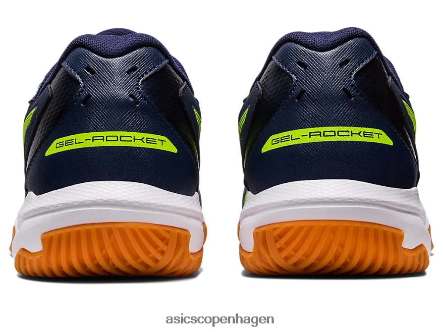 Asics gel-raket 10 midnat/hazard grøn Z206F6407