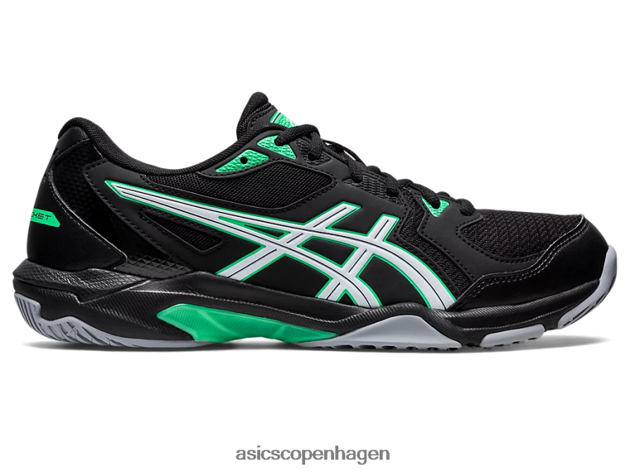 Asics gel-raket 10 sort/nyt blad Z206F61150