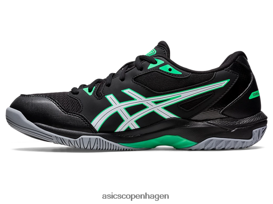 Asics gel-raket 10 sort/nyt blad Z206F61150