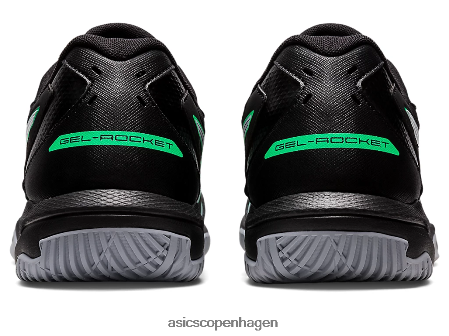 Asics gel-raket 10 sort/nyt blad Z206F61150