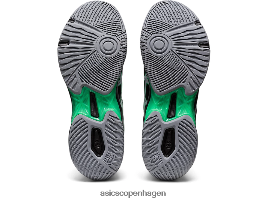 Asics gel-raket 10 sort/nyt blad Z206F61150