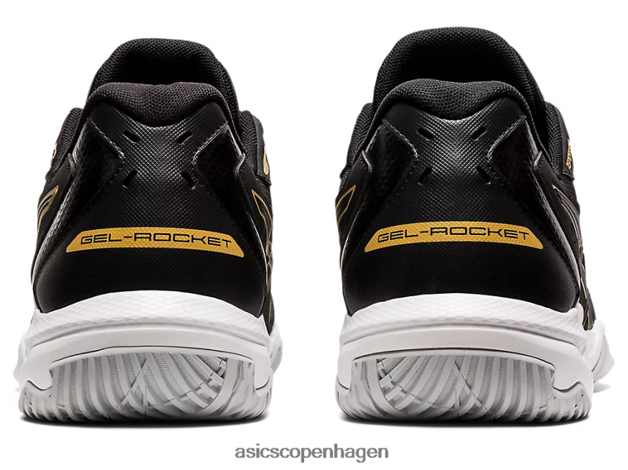 Asics gel-raket 10 sort/rent guld Z206F61888