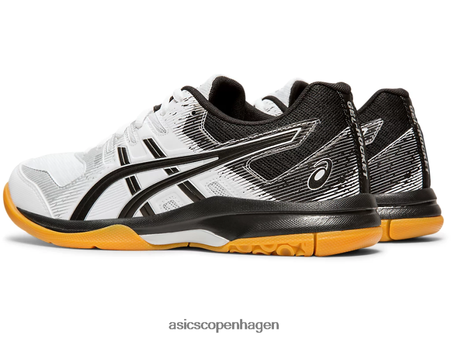 Asics gel-raket 9 hvid sort Z206F64208