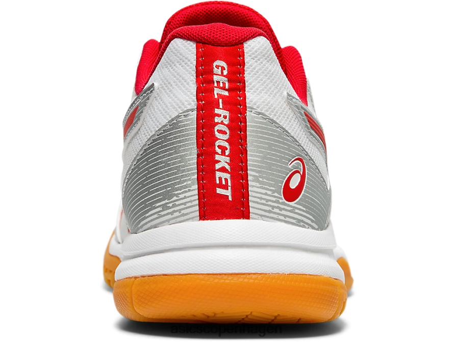 Asics gel-raket 9 hvid/klassisk rød Z206F64202