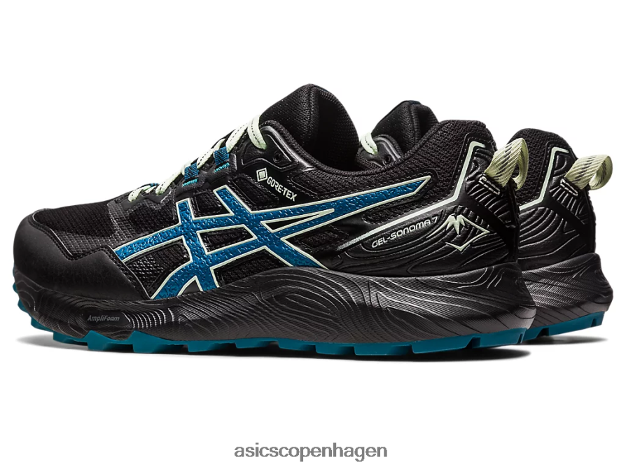 Asics gel-sonoma 7 gtx sort/blæk blågrøn Z206F6244
