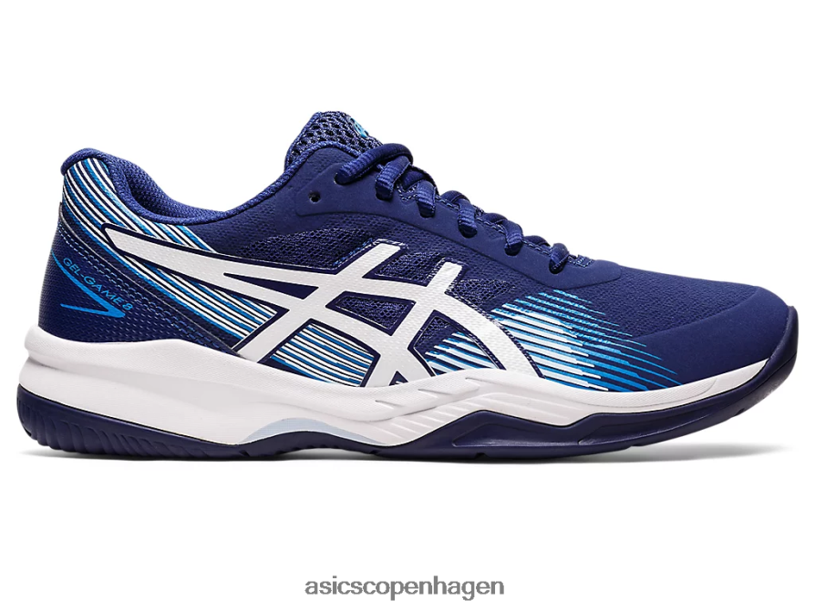 Asics gel-spil 8 dykke blå/hvid Z206F63098