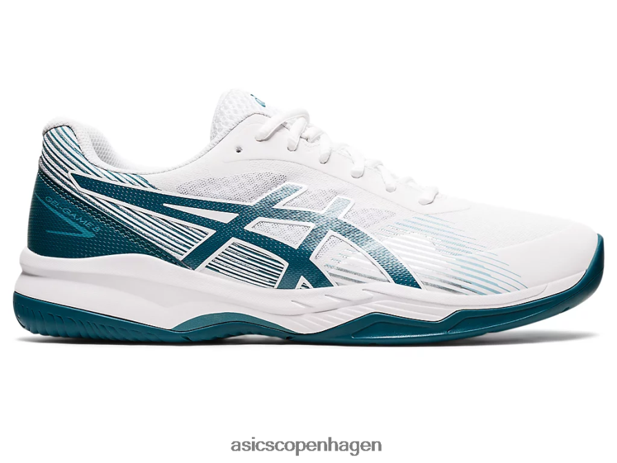 Asics gel-spil 8 hvid/fløjlsfyr Z206F61246
