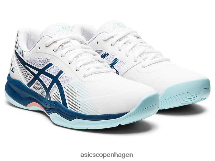 Asics gel-spil 8 hvid/lys indigo Z206F63532